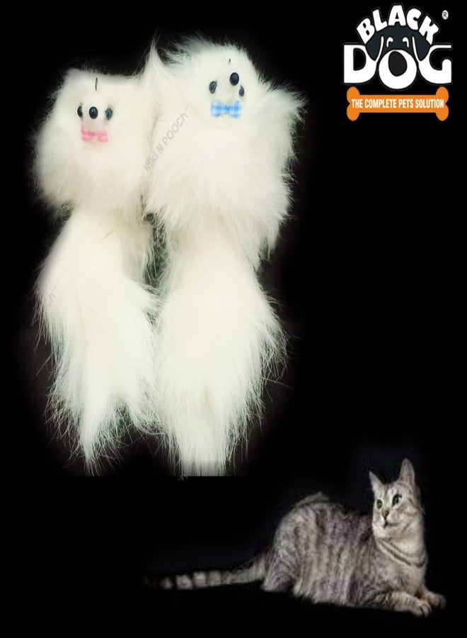 Black Dog Kitten Toys Mouse,Feathers with Mouse Inside Interactive Toys, Cat/Puppies/Kitten Exercise Toys, Safe for Your Kitty/Puppy (2 Pack) - Image 5